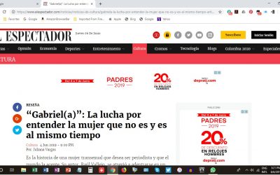 «Gabriel(a)» en El Espectador de Bogotá