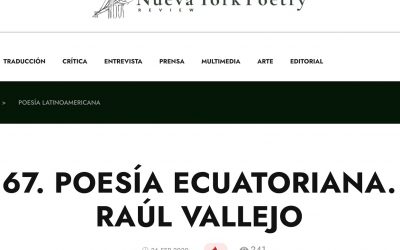 Poemas en Nueva York Poetry Review