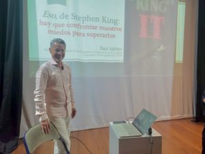 Charla magistral sobre Eso, de Stephen King, en el Teatro Centro de Arte, el 28 de agosto.