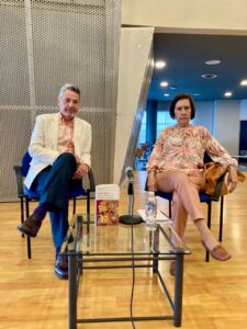 Con Cecilia Ansaldo Briones, el jueves 14 de agosto de 2025.