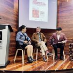 Ana Karina Castro y Lenin Paladines, presentaron Manvscrito de vna corónica inconclusa, en Loja, el jueves 8 de mayo de 2025.