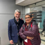 En la FIL Quito 2025, el 8 de junio, con Dalton Osorno.