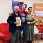 Oswaldo Encalada Vázquez y Ángeles Martínez Donoso, presentaron Manvscrito de vna corónica inconclusa en Cuenca, el miércoles 7 de mayo de 2025.