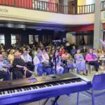 Durante el recital "Ritual efímero del fuego eterno", el viernes 19 de junio de 2026, en Manzana 14, en la Universidad de las Artes.